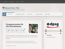 Tablet Screenshot of kon-tiki.de